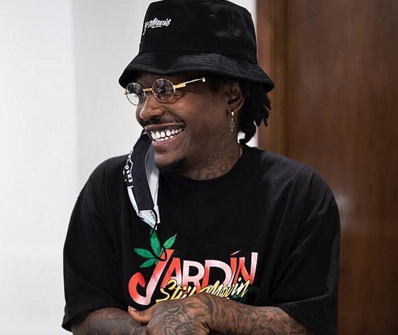 Recording artist Dizzy Wright spotted at Jardin Premium Cannabis Dispensary in Las Vegas