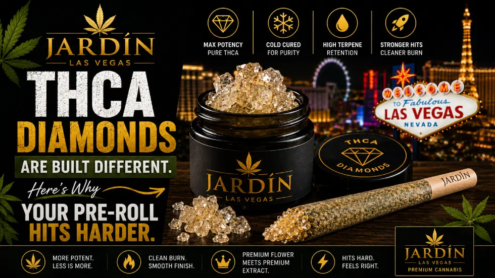 THCA Diamonds Are Built Different. Here's Why Your Pre-Roll Hits Harder.