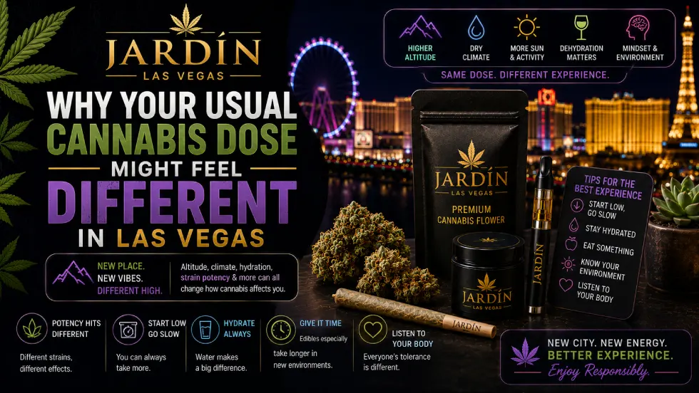 Why Your Usual Cannabis Dose Might Feel Different in Las Vegas